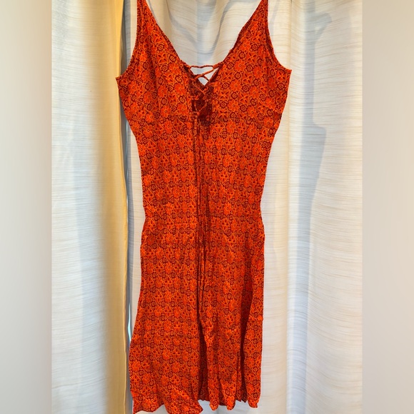 Vintage Angie Red Floral Dress - Picture 3 of 4